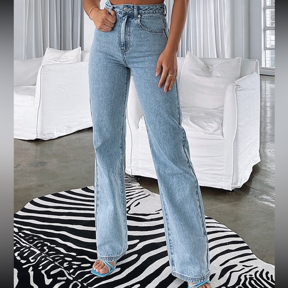 White Fox High Rise Jeans